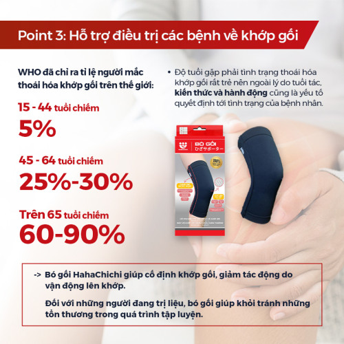 Đai bảo vệ khớp gối HaHaChiChi (size:L)